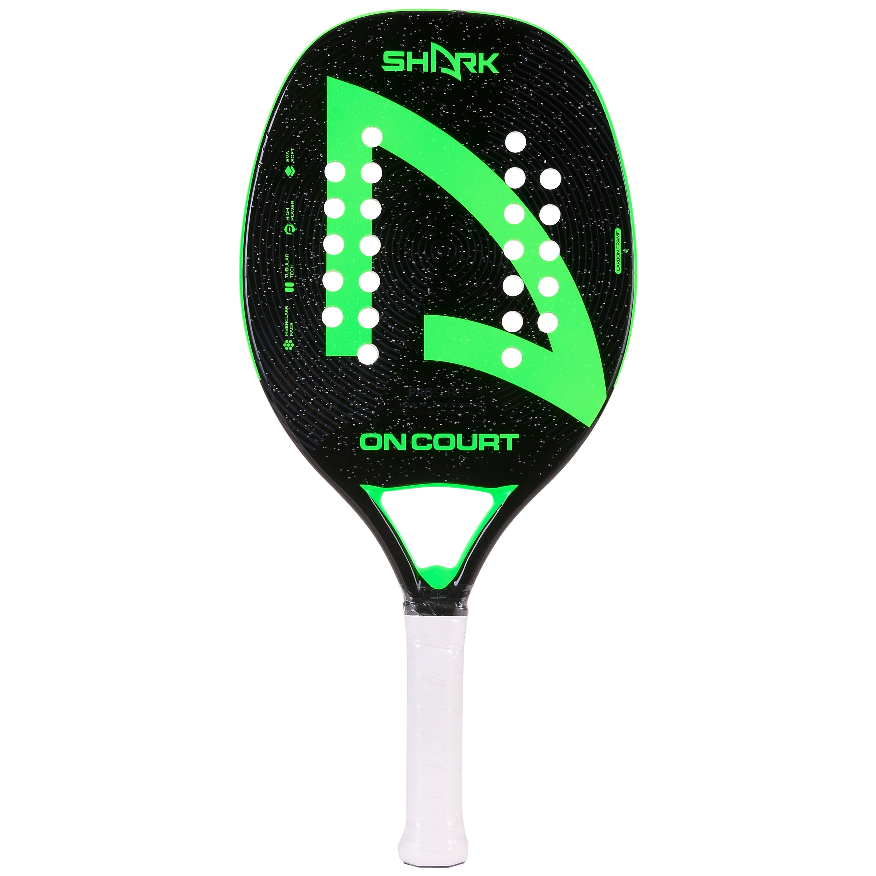 Shark On Court Beach Tennis Racquet.