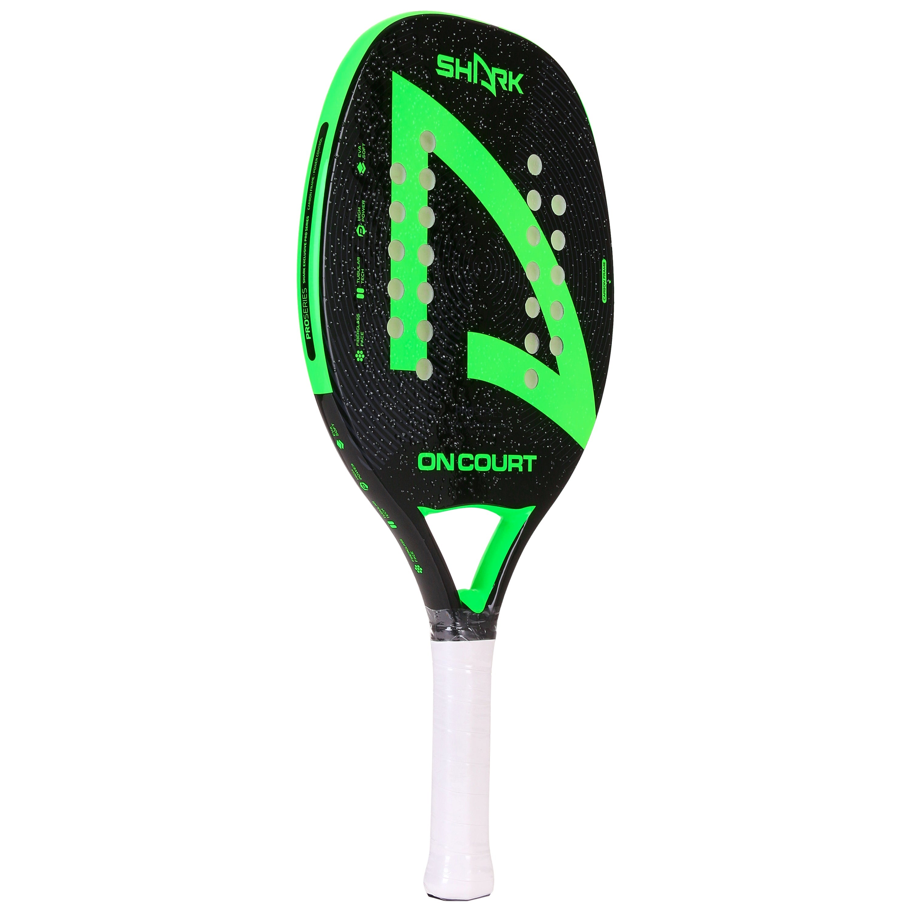 Shark On Court Beach Tennis Racquet.
