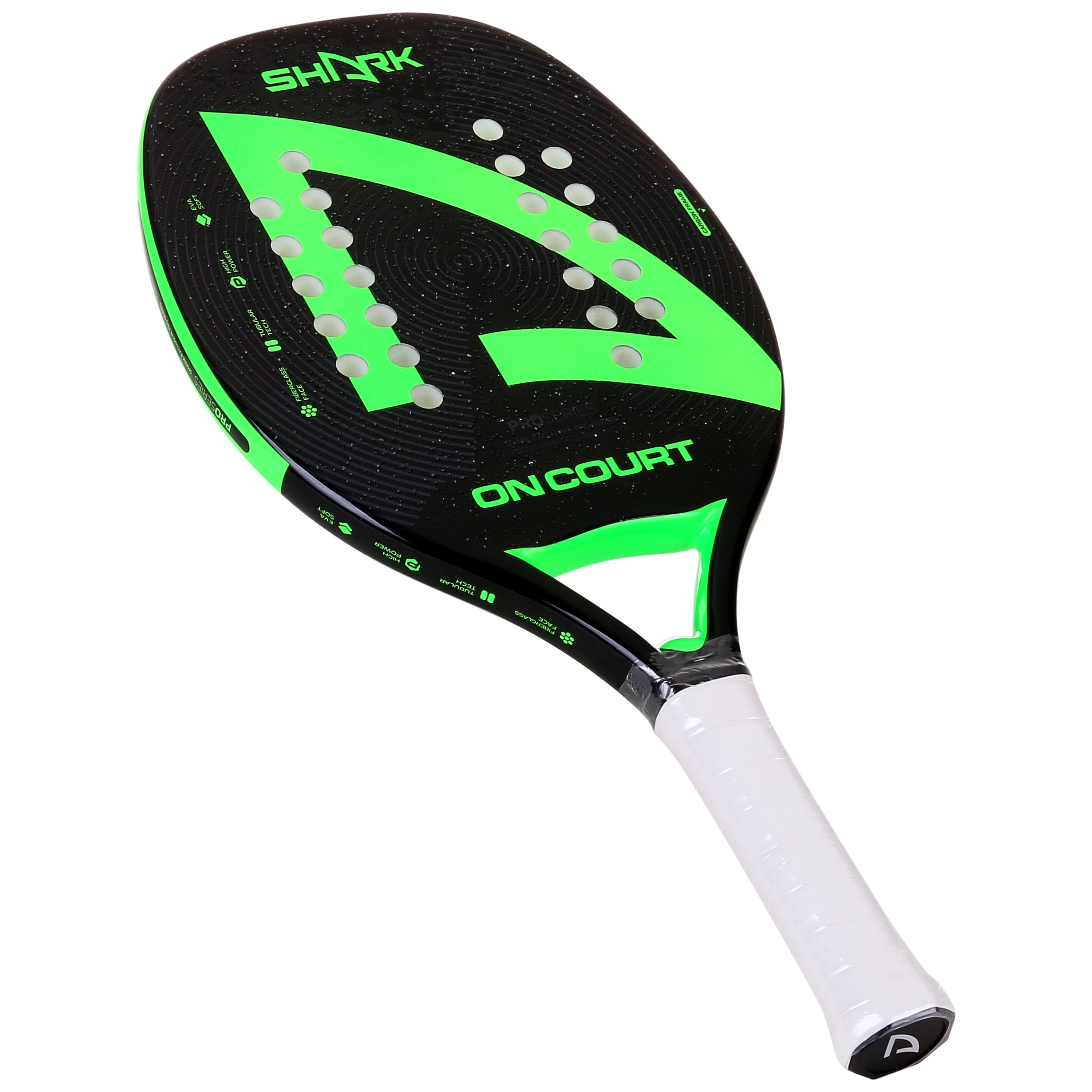 Shark On Court Beach Tennis Racquet.